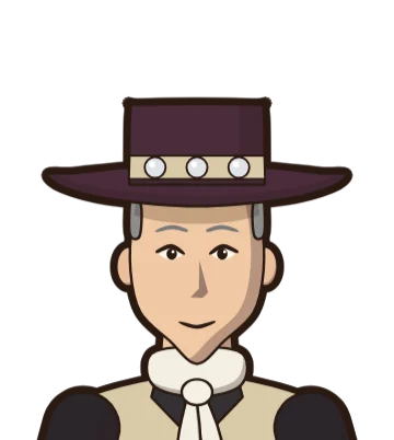 The Deacon, drawn as in the game