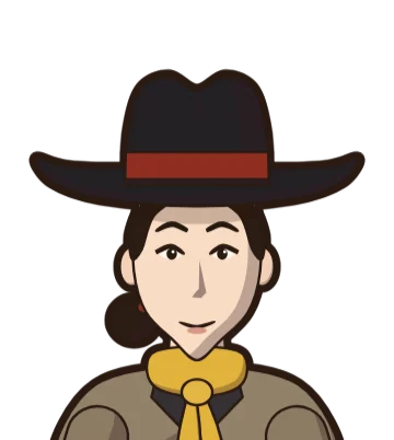 The Widow Blackwood, drawn as in the game
